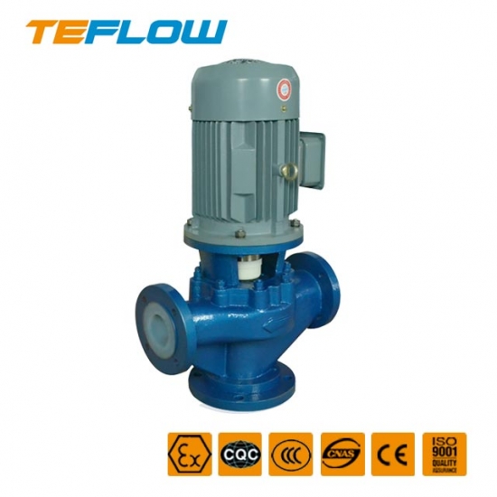 GDF Fluoroplastic Vertical Pipe pump